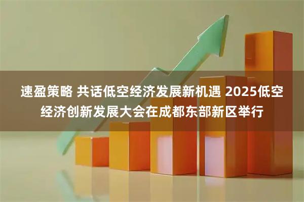 速盈策略 共话低空经济发展新机遇 2025低空经济创新发展大会在成都东部新区举行